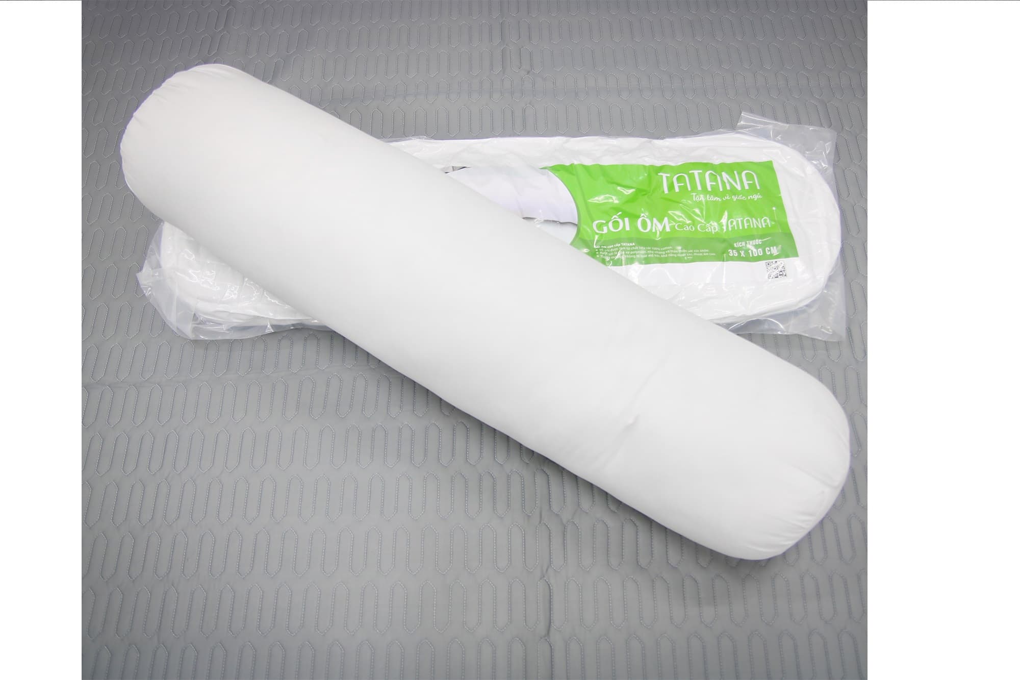 Gối ôm bông gòn Tatana 35x100cm
